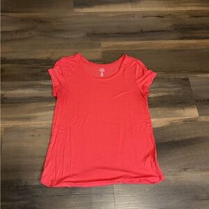 Womens GAP Bright Coral Short Sleeve Tee Size Medium